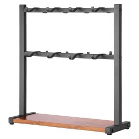 Coffee Mug Holder for Countertop 16 Hooks Cup Rack Wood Storage Base Organizer