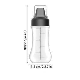 1pc Squeeze Sauce Bottle; Leak Proof Refillable Condiment Container For Salad Ketchup Honey Jam; Squeeze Sauce Bottle Oyster Sauce Squeeze Bottle (Color: Black 1pc)