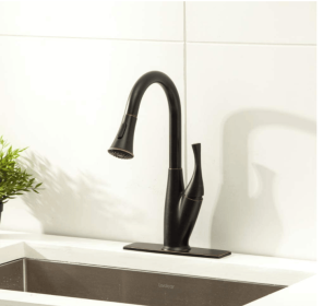 Kitchen Faucet with Pull Down Sprayer,Single Handle Kitchen Faucet Single Hole Kitchen Sink Faucet (size: 16.2x11x2.9-2)